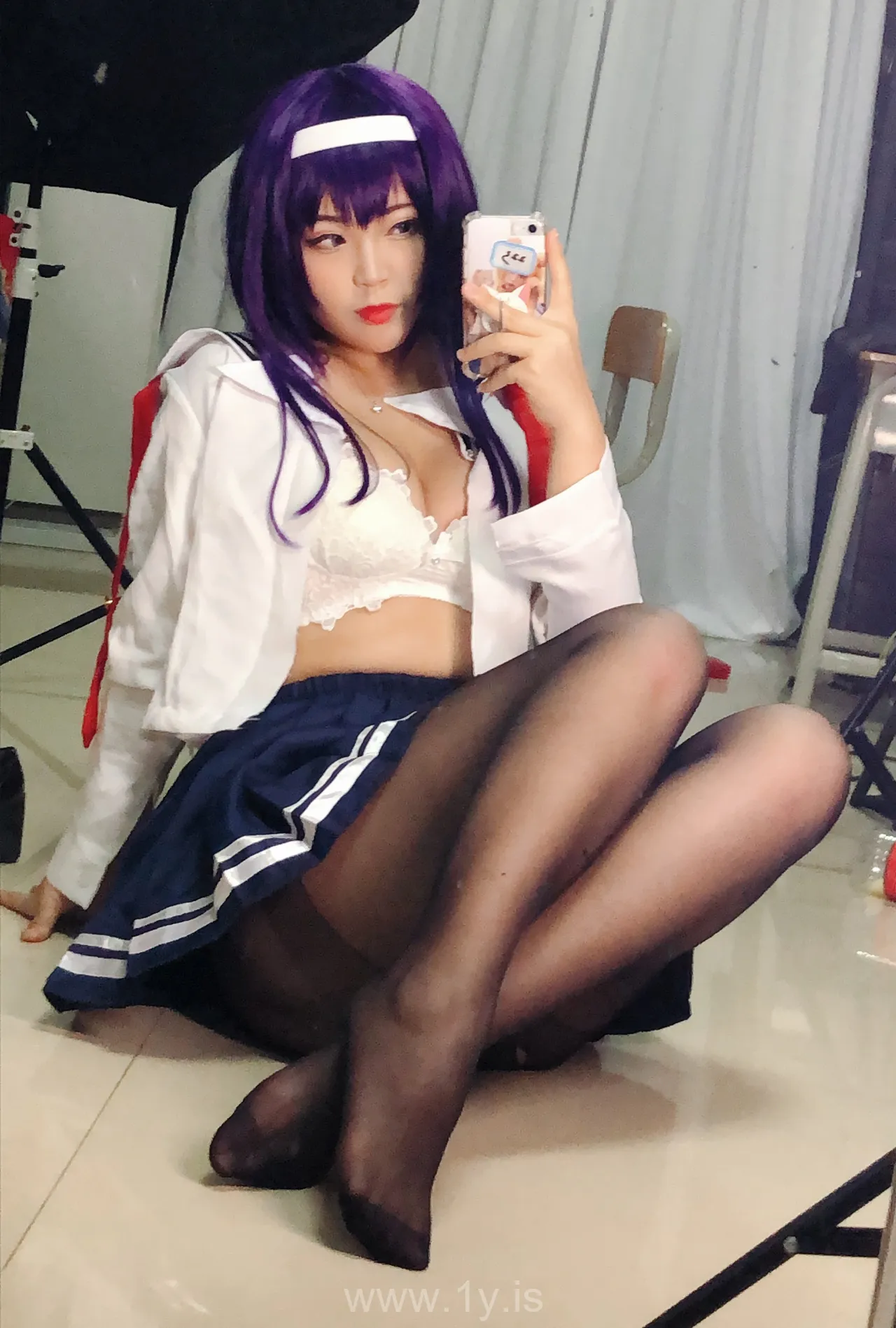 Coser@白烨 NO.020 学姐校服自拍